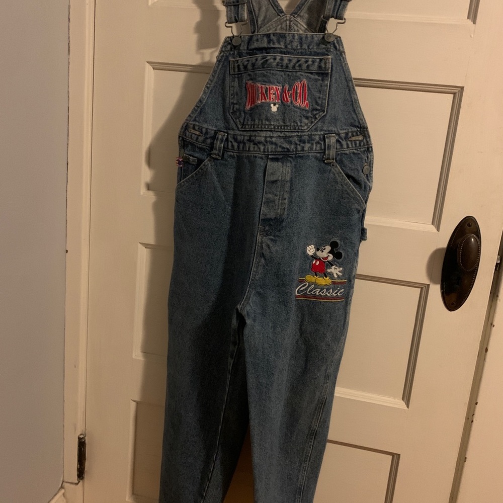 1990s vintage Mickey overalls